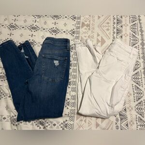 Girls 24 waist high rise cropped jegging- EXCELLENT shape.